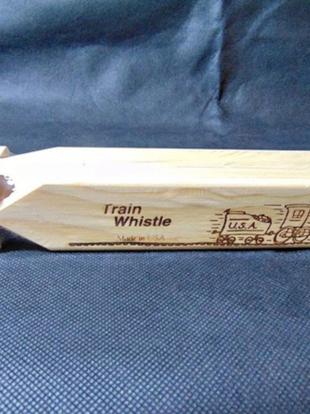 Hall's Enterprise-Outback Woodcrafters Wooden Train Whistle